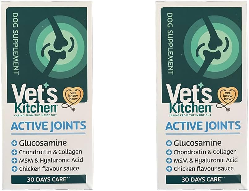 Vets Kitchen - Healthy Joint Supplement - Gravy with Glucosamine - Advanced Nutrition for your Adult Dog - 300ml, clear